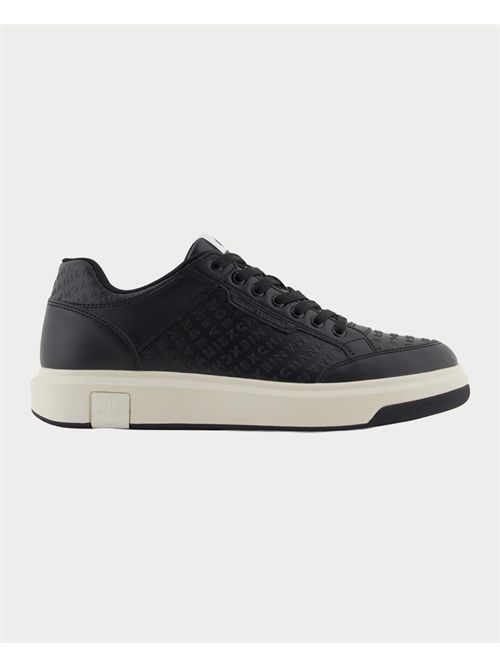 Armani Exchange men's low-top sneakers with all-over logo ARMANI EXCHANGE | XM001722-AF17537UC001